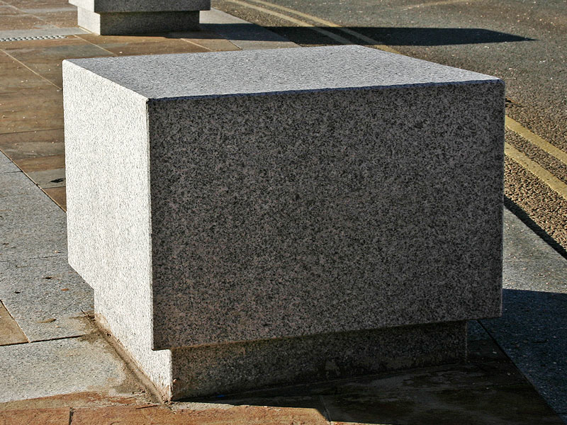 Street furniture in granite